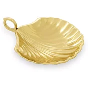 Casa Padrino luxury shell shaped serving tray brass 15.5 x 12.5 x H. 3 cm - Catering tray - Catering accessories - Restaurant accessories - Hotel accessories - Luxury quality