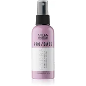 MUA Makeup Academy Pro/Base meglica za obraz za fiksacijo make-upa s hialuronsko kislino 70 ml