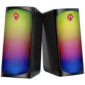 2.0 computer speakers for gamers Blitzwolf AA-GCR3, Bluetooth 5.0, RGB, AUX (5907489609562)