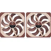 shumee Ventilator NOCTUA 140 mm NF-A14x25 G2 PWM Sx2 PP