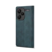 LENUO Usnjen preklopni ovitek za Redmi Note 13 Pro+ 5G modra