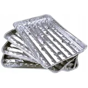 Veliki aluminijasti pladnji za žar, 4 kosi.