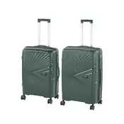 TraveLux Endure IV set kofer-torbi na kotačima, tamnozelena