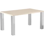 GENT jedilna miza Doni pravokotna, MDF, bež, 150x90x75 cm