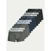 JACK & JONES Boksarice marine / siva / črna / bela