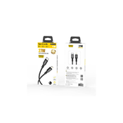 KABEL POLNILNI TYPE C LIGHTNING 27W DOLŽINA 1M ČRN