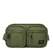 ALPHA INDUSTRIES Pojasna torbica  maslinasta / crna