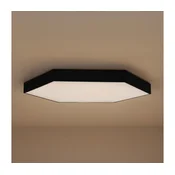 LED stropna svetilka LED/200W/230V 3000/4000/6500K premer 100 cm črna