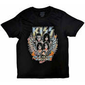 Kiss Majica End Of The Road Wings Unisex Black M