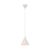 Lestenec na vrvici VOSS 1xE27/40W/230V bela