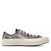 Converse Modne superge Chuck 70 Suede Shimmer Ox A10379C Siva