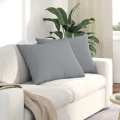 Jastucici za sofu 2 pcs Svijetlo siva 70 x 50 cm tkanina