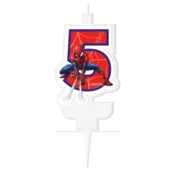 Sveča Spiderman 5 1 kos.