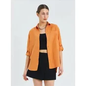 MixRay Bluza Hemden oranžna