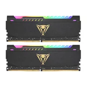 PATRIOT Memorija DDR4 16GB (2x8GB) 3600MHz Viper Steel RGB Black Dual Channel PVSR416G360C0K