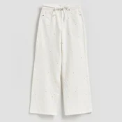 Reserved - Wide leg farmerke s vezom