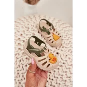 Childrens Sandals With Velcro 83619 Beige Ipanema Summer XV Baby