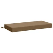Vidaxl Blazina za klop SOEST 100% poliester Taupe 60 x 40 x 8 cm