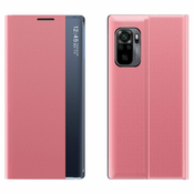 MG Sleep Case Smart Window knjižni ovitek za Xiaomi Redmi K40/Poco F3, roza
