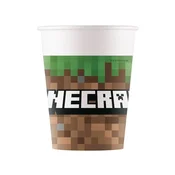 Procos Papirnati kozarčki Minecraft 200 ml, 8 kosov.