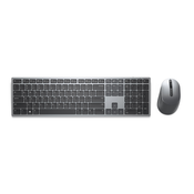 DELL KM7321W tastatura RF bežicni + Bluetooth QWERTY SAD Medunarodna Sivo, Titanijum