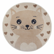 Bež otroška preproga o 100 cm Cat – Hanse Home