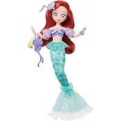 Lutka Disney Princess - Ariel, manga stil, s ljubicastim topom i torbicom školjkom