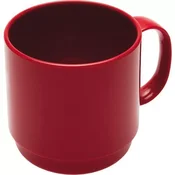 Ornamin plastična skodelica 220 ml, rdeča