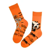 Sokisahtel Nogavice GORY Halloween socks oranžna