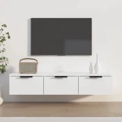 Zidni ormarić bijeli 102 x 30 x 20 cm od konstruiranog drva
