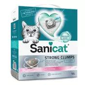 Sanicat Strong Clumps sprijemljivi pesek za mačke - 10 l5 % popust na prvi nakup