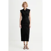 rag & bone obleka z bombažem Leah