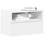 Vidaxl vidaXL Stenska nočna omarica 45x26x28,5 cm bela
