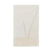 GOBI Cashmere Šal Unisex Cashmere Fringed Scarf bela