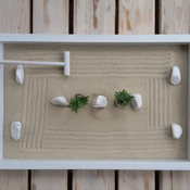 RADIONICA BLINK Zen bašta, 28x43, Bela