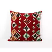 Aberto Design Esmeli v3 Red Dekorativni jastuk, 50 x 50 cm, Šareni