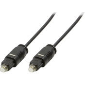 LOGILINK LogiLink Toslink digital audio priključni kabel 0.50 m črna (mat), (20519437)