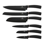 Berlingerhaus Royal Black Collection set noževa s površinom na koju se ne lijepi, 6 komada