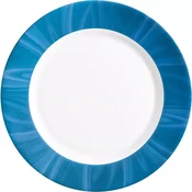 Bormioli Rocco plitev krožnik Careware 25,5 cm, moder (6 kos)