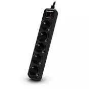 CyberPower B0520SC0-DE strujni produžni kabel s prenaponskom zaštitom 5 utičnica 1,8m