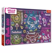 Trefl Neonska Hello Kitty sestavljanka 500 kosov