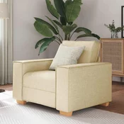 Sofa fotelja krem 100x78x84 cm tkanina