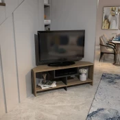 HANAH HOME TV polica Maldiv Walnut White