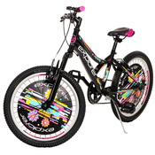 EXPLORER Bicikl za devojcice DEY201 20/11 šareno-crni