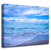 shumee Platno Narava Modro morje 50x40 cm