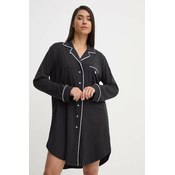 Spalna srajca Polo Ralph Lauren ženska, črna barva