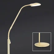 ORION Cobra LED podna lampa s promjenjivom bojom svjetla - Dnevni boravak/blagovaonica - Moderan - mat mesing - Metal