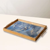 Aberto Design Poslužavnik TPEA10039 50 x 29 x 3.5 cm, Šareni