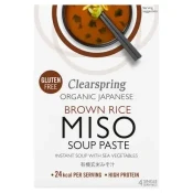 Juha miso smeda riža morske alge BIO Clearspring 4x15g