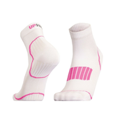 TEKAŠKE NOGAVICE UPHILLSPORT FRONT QUICK DRY - BELA/ROZA - 39-42